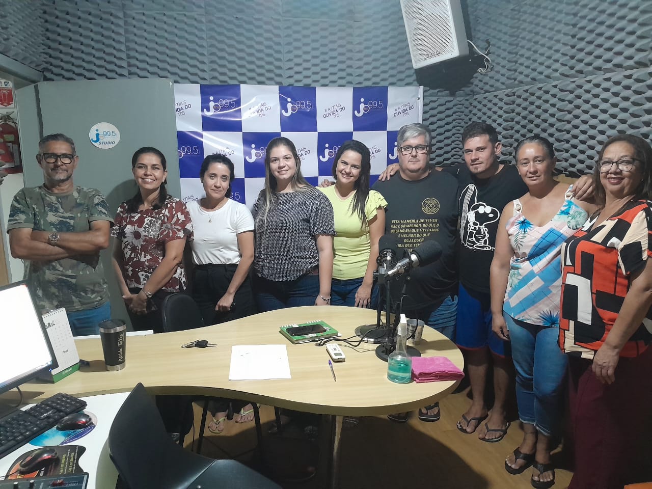 Representantes das entidades presente na reunião.