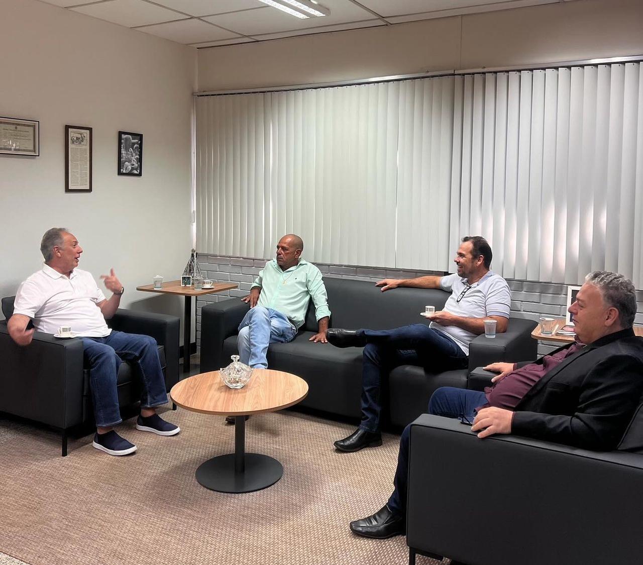 Em audiência com o Diretor Presidente do Detran MS, Rudel Trindade e o Adjunto Juvenal Neto