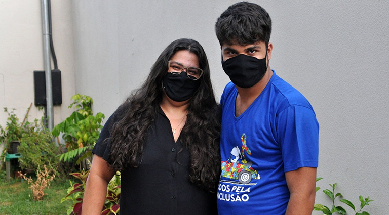 Cristiane e Guilherme.